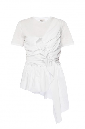 T-shirt with gathers, zdjęcie 1 T-shirt with gathers od Alexander McQueen